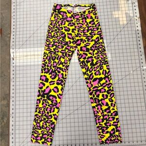 Neon Leopard Print Leggings